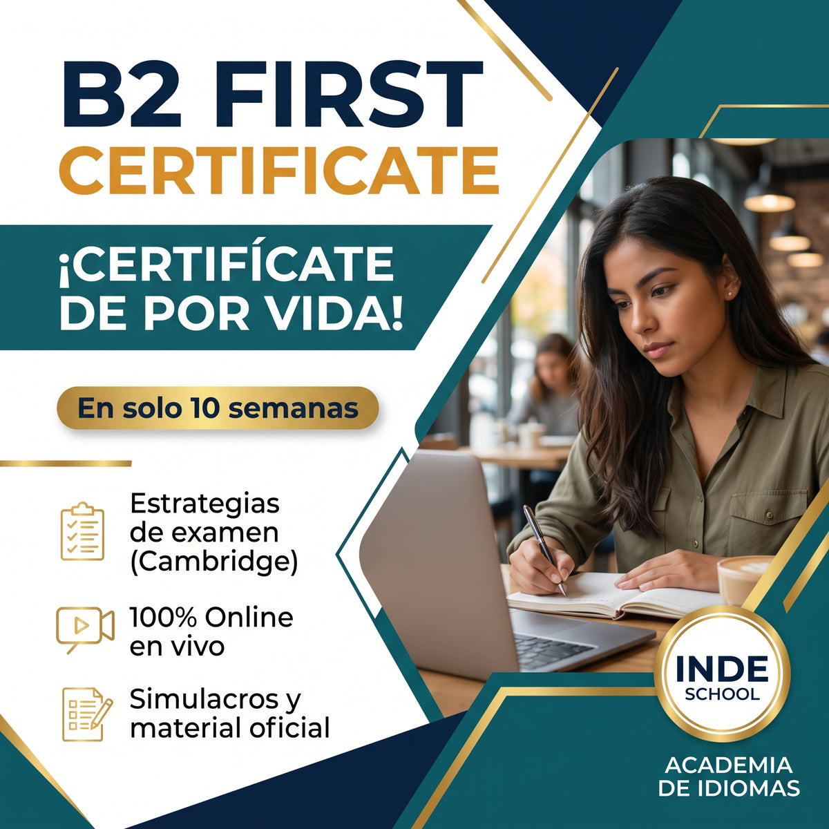 Curso Intensivo First Certificate de Cambridge